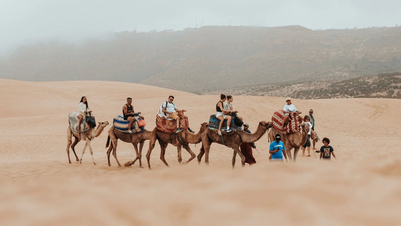 جولة على ظهر الجمل في الكثبان (تيملالين إمسوان) 5