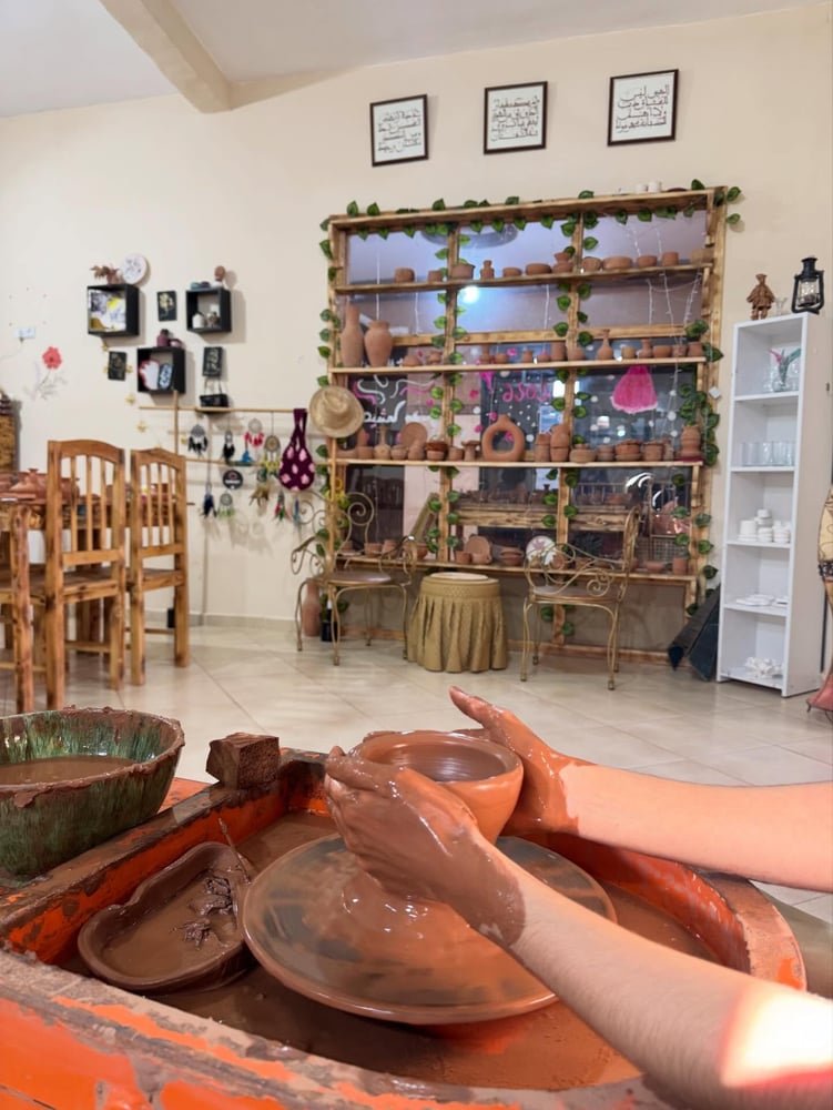 Laboratorio di Ceramica Tradizionale ad Agadir
