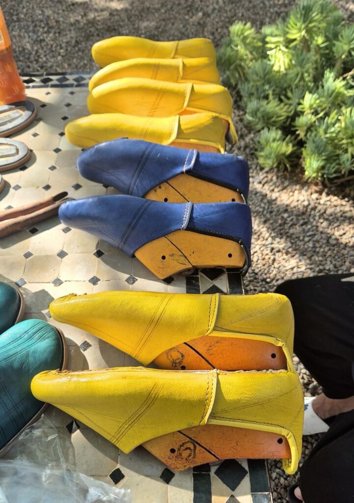 Marokkanischer Babouche-Workshop in Marrakesch