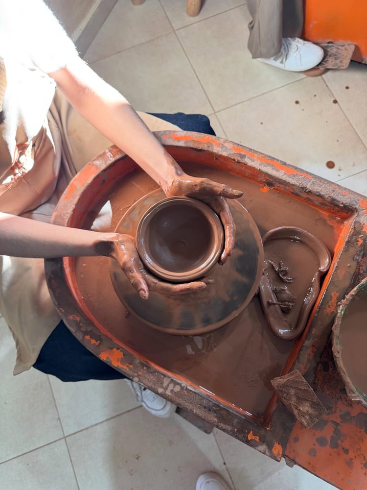 Laboratorio di Ceramica Tradizionale ad Agadir