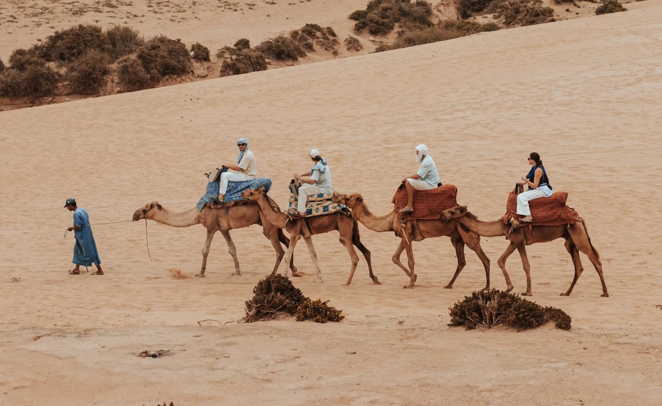 جولة على ظهر الجمل في الكثبان (تيملالين إمسوان) 2