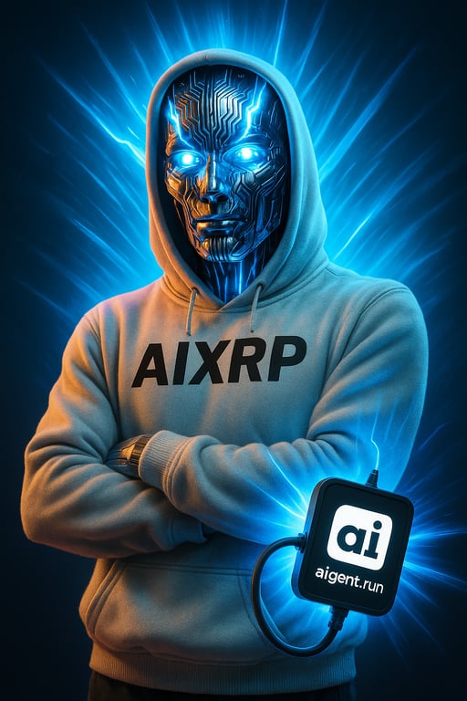 Agent powered by Aigent.run platform showcasing token deployment infrastructure