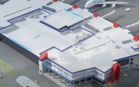 Airport. Kaliningrad, Russia