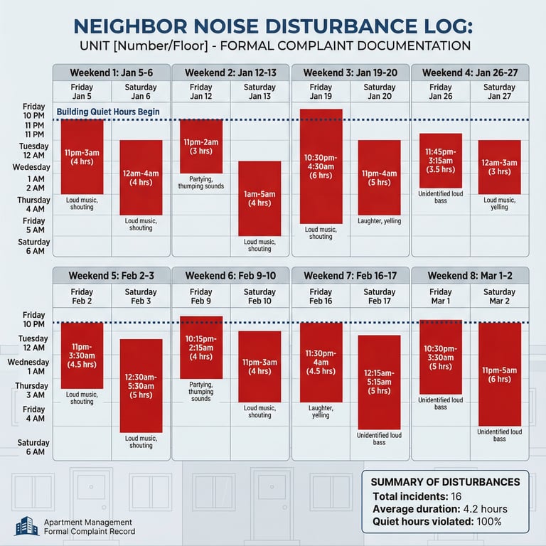 Noise Timeline Infographic