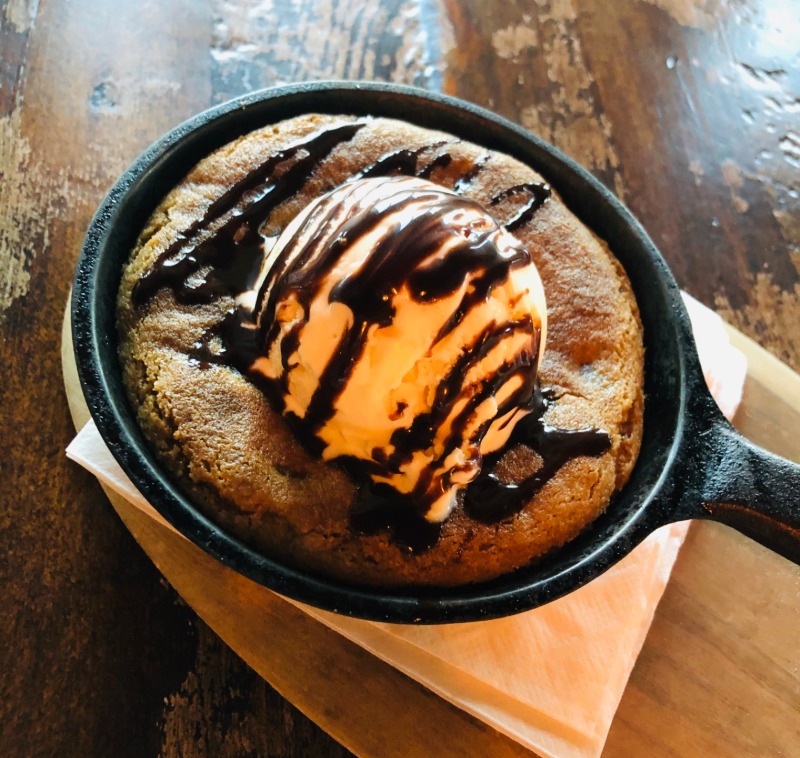 Chocolate Chip Skillet Cookie Sundae