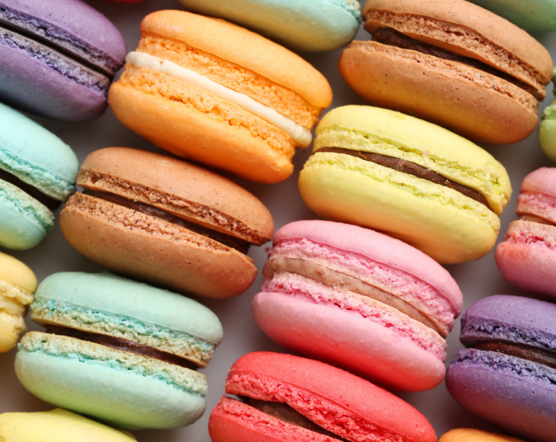 6 Macarons