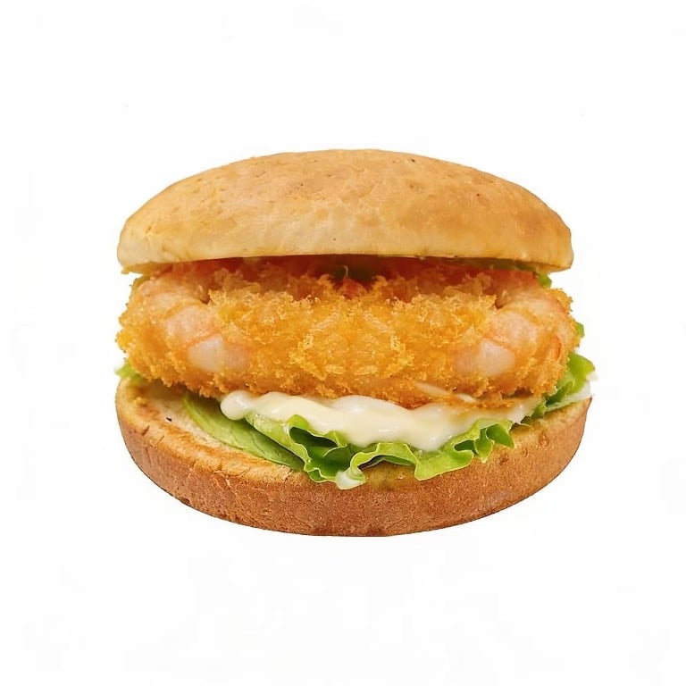 Shrimp Patty Burger
