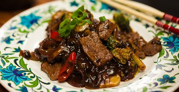 72. Beef with Black Bean Sauce