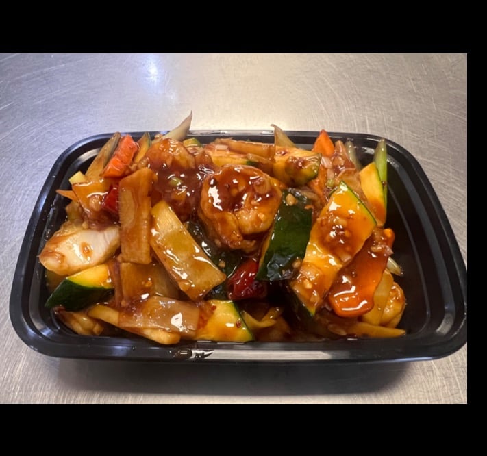 S8. 四川蝦 Szechuan Prawns