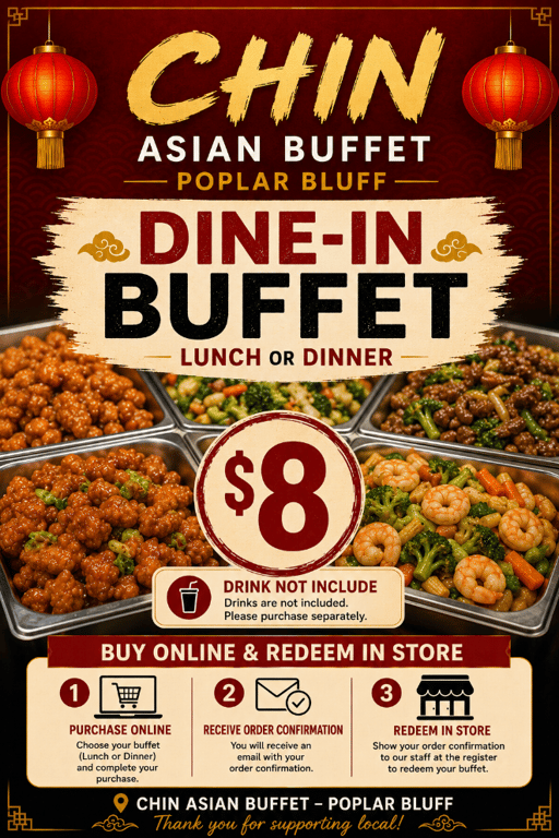 Chin Asian Buffet - Poplar Bluff