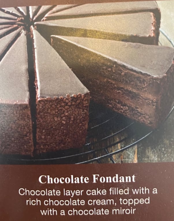 Chocolate Fondant Cake
