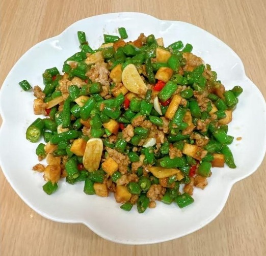 Chopped Beans Smoked Bean Curd w. Pork