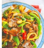 C27 Pepper Steak w. Onion Combo青椒牛