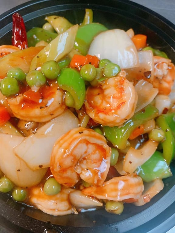S-8. Spicy and Tangy Shrimp