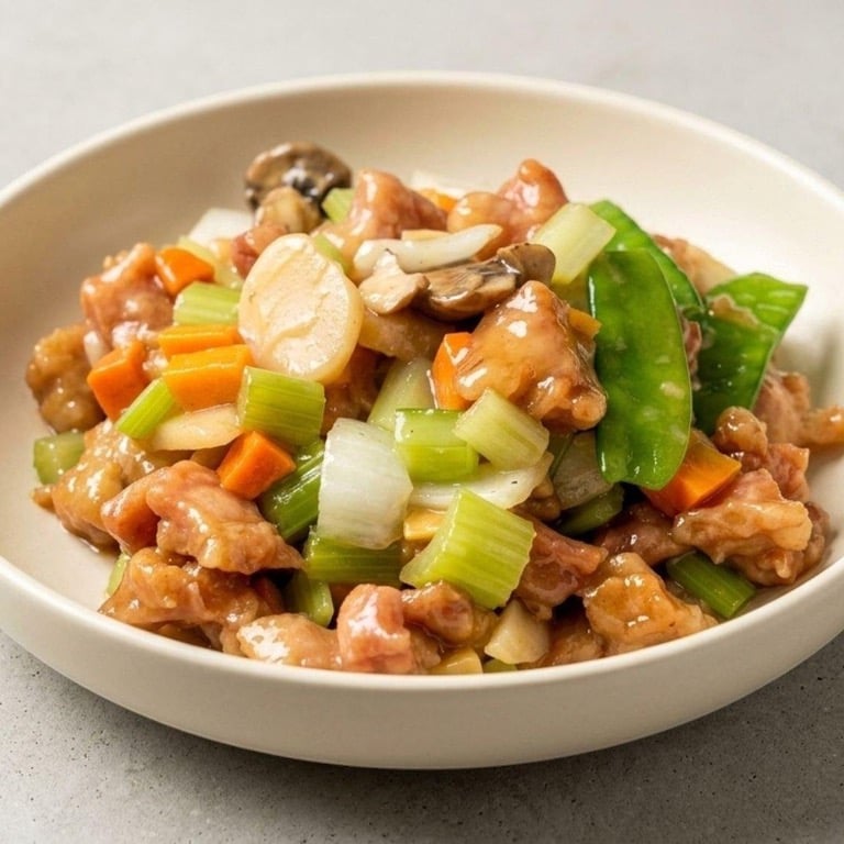 67. Chicken w. Almond Ding
