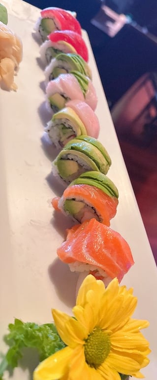 7. Rainbow Roll