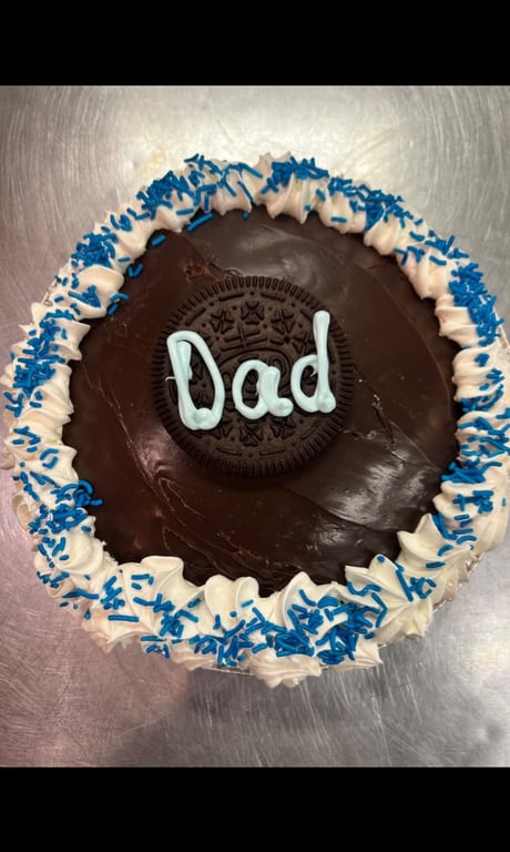 Father's Day Coffee Oreo Fudge Pie