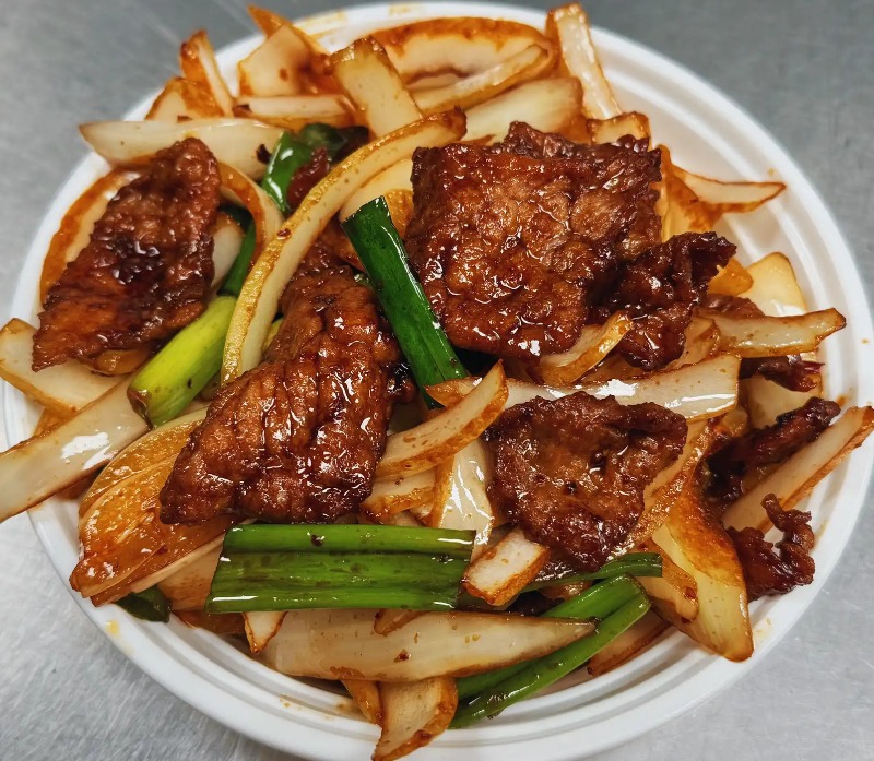 96. Mongolian Beef w. Scallion