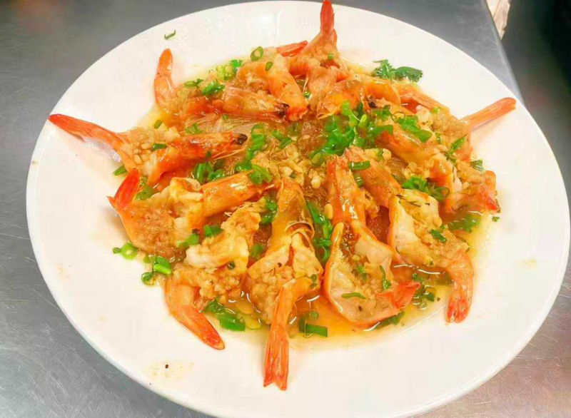 Shrimp w. Garlic HK Style 港式蒜蓉虾