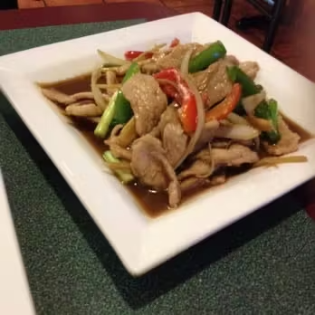 22. Pork with Ginger - Pad Khing