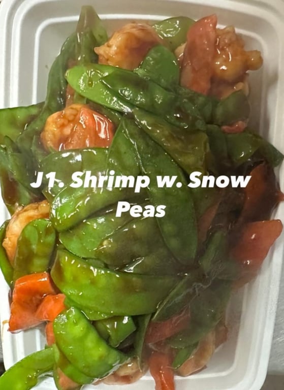 J1. 雪豆虾 Shrimp w. Snow Pea