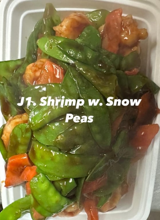 J1. 雪豆虾 Shrimp w. Snow Peas