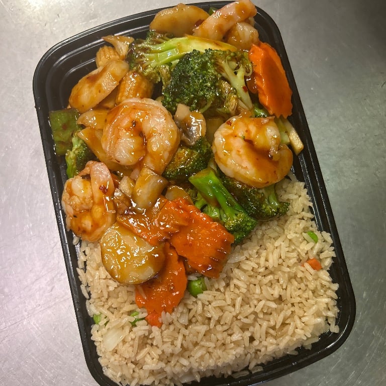 C 鱼香虾<br>C26. Shrimp w. Garlic Sauce