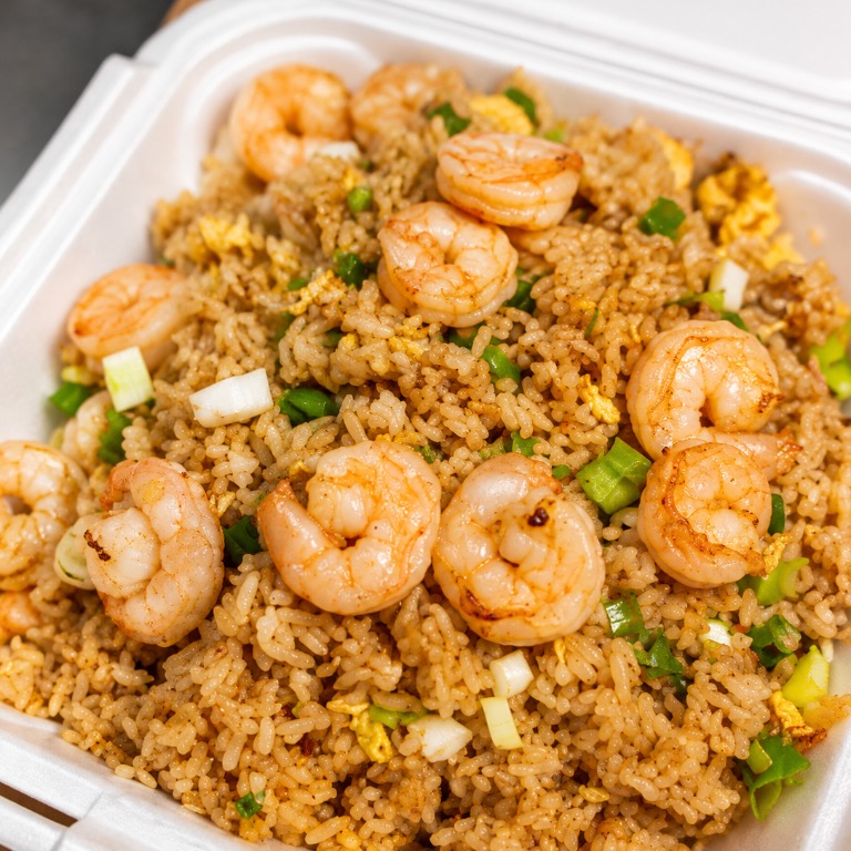 Arroz Chaufa Con Camarones