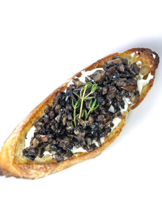 Crostini Truffe et champignon
