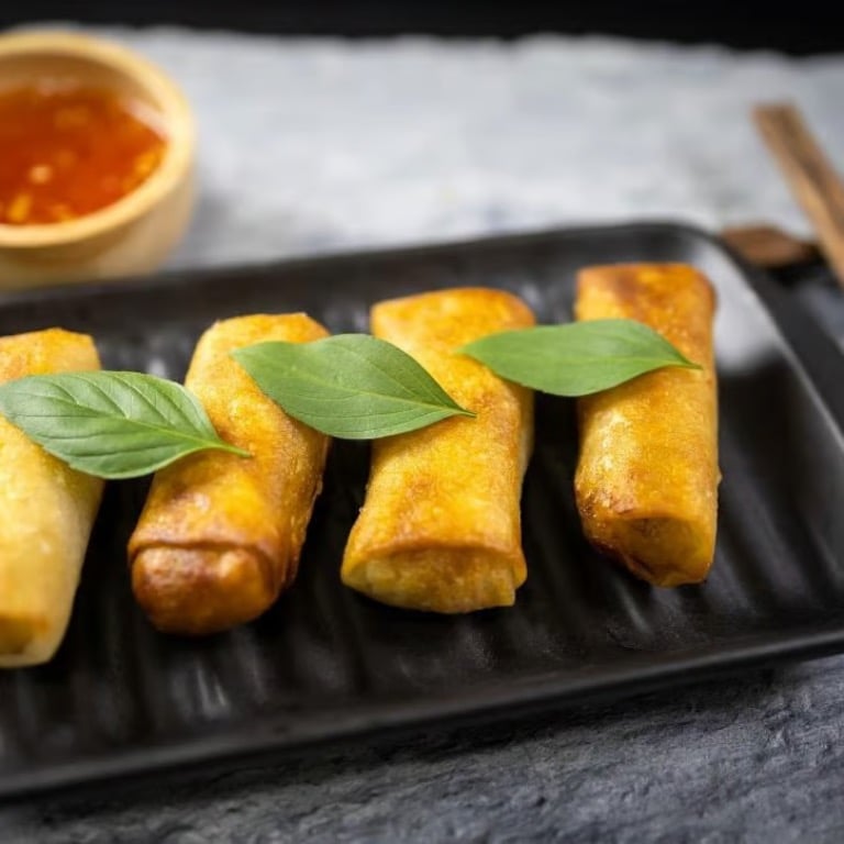 1.  Chicken Egg Roll