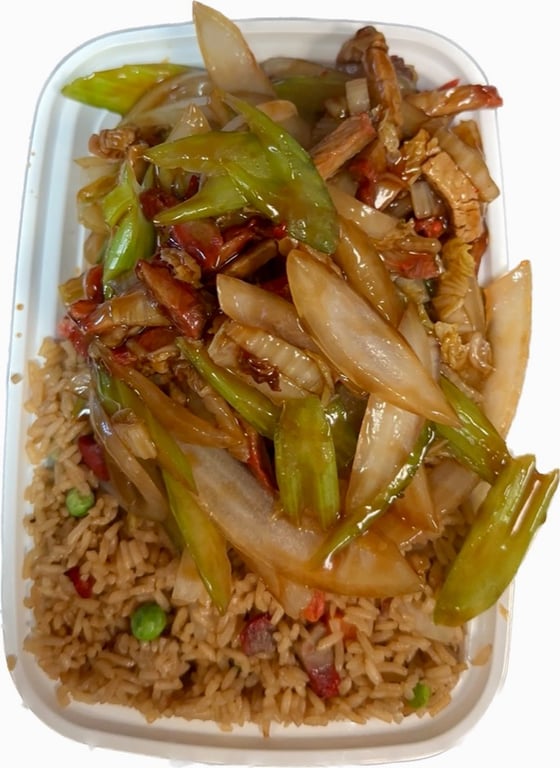 C1. 叉烧炒面 Pork Chow Mein