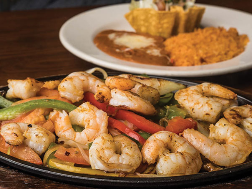 Shrimp Sizzling Fajitas