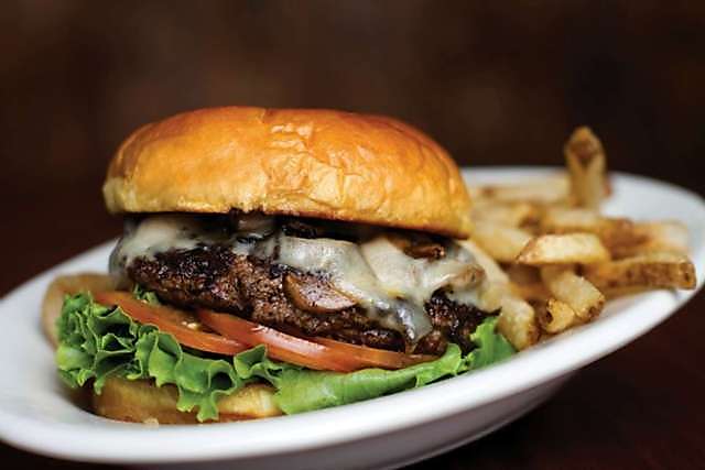 Mushroom Swiss Burger