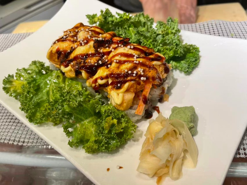 Volcano Roll (baked roll)