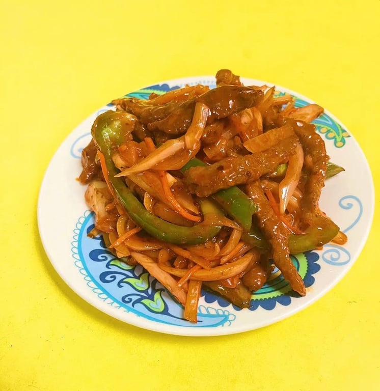 105. Hot & Spicy Shredded Beef