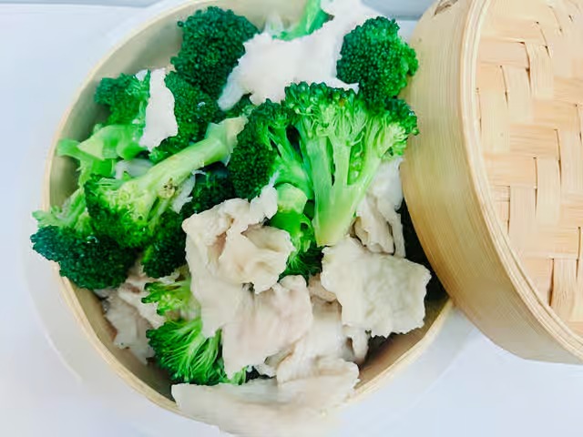 Chicken with Broccoli 蒸芥兰鸡