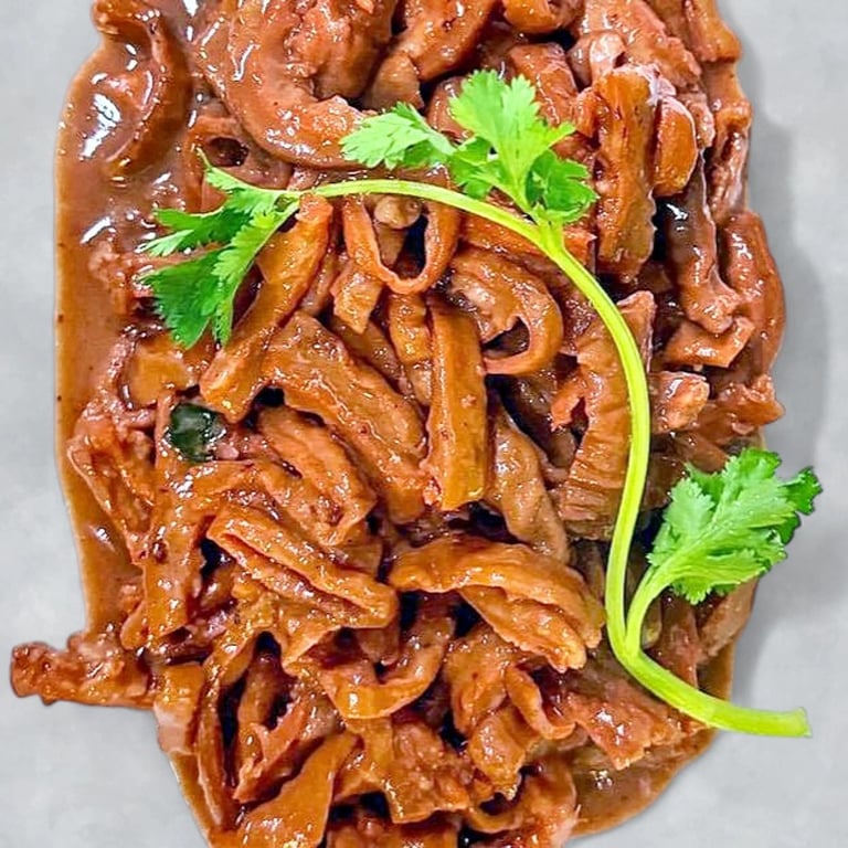 糟炒大肠 Stir-Fried Pork Intestines with Fermented Rice