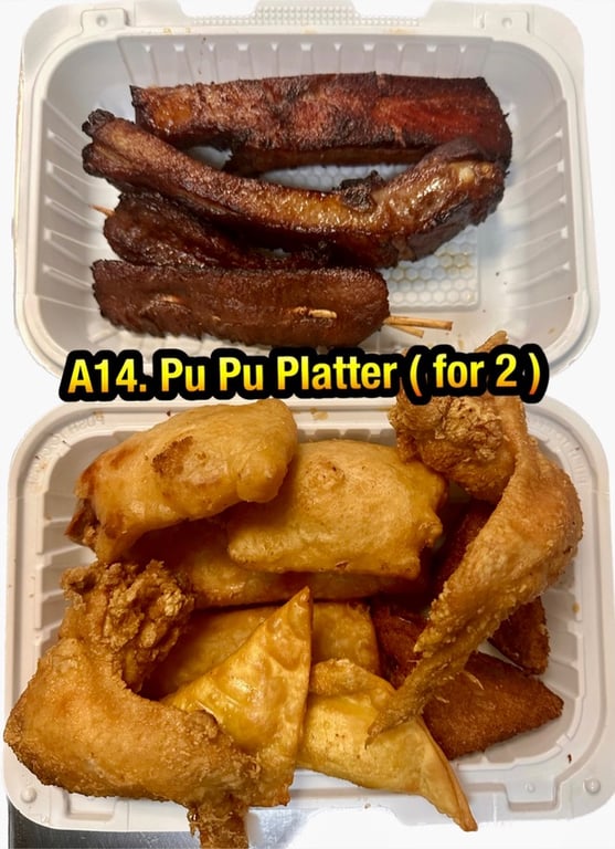 A14. 宝宝盘 Pu Pu Platter (For 2)