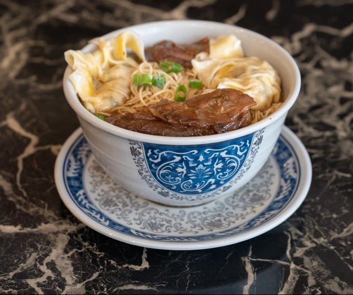 10. Sui-Kau & Beef Brisket Noodle Soup