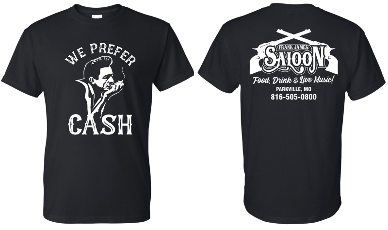 T-Shirt (Short Sleeve): We Prefer Cash Image