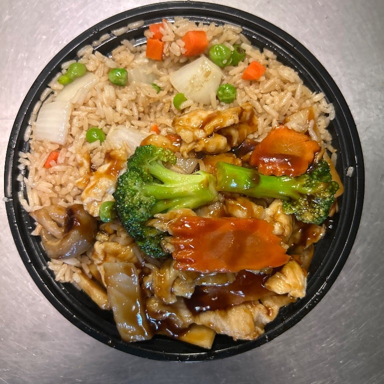 L 什菜鸡<br> L 7. Chicken w. Mixed Vegetables