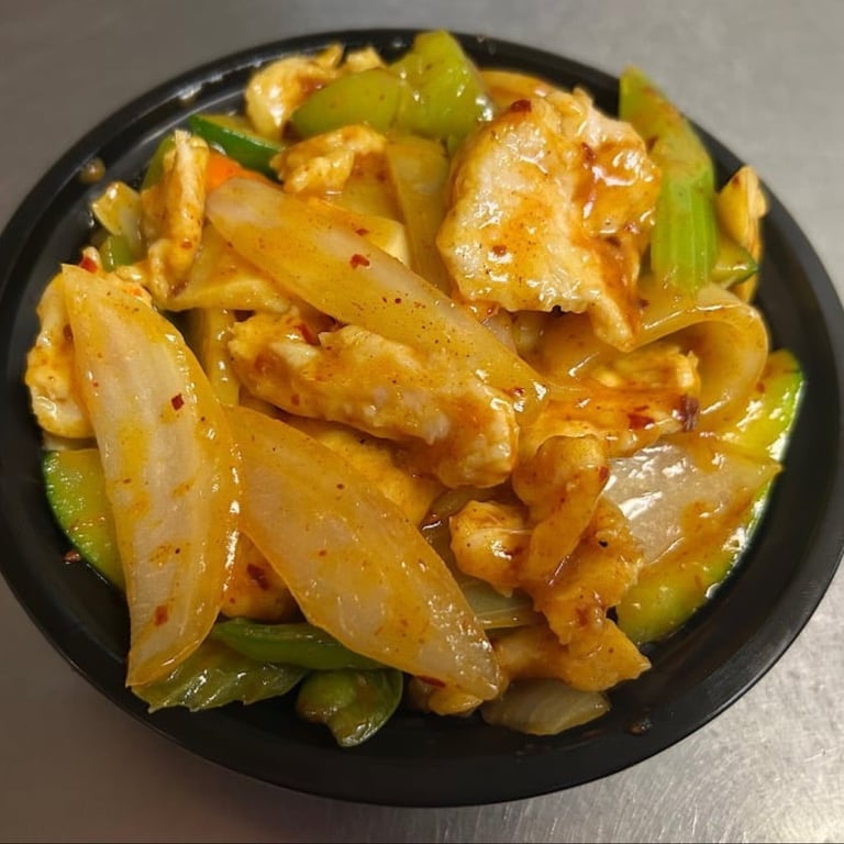 咖喱鸡<br> Curry Chicken w. Onion