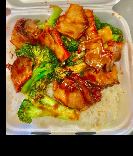 51. Roast Pork with Broccoli