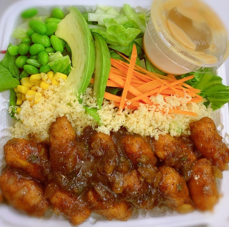3. Black Pepper Chicken Rice Bowl