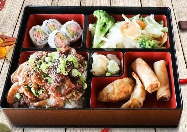 Chicken & Beef Bento