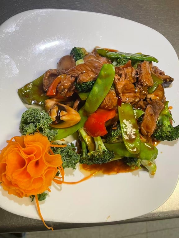 Beef with Garlic Sauce
