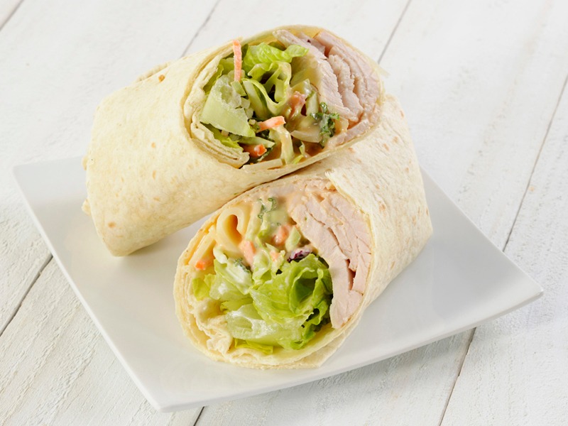 Turkey, Swiss & Slaw Wrap Image