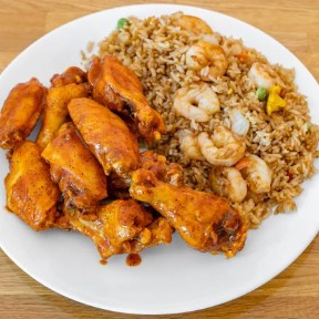 40 Pcs Wing w. Drink and Egg Fried Rice