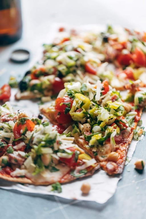 Salad Pizza Image