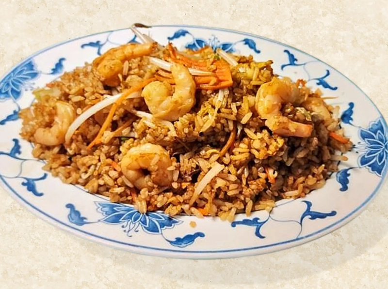 3. 虾炒饭 Shrimp Fried Rice